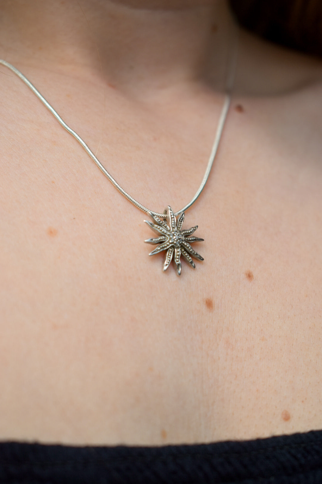Sparkly Sun Necklace