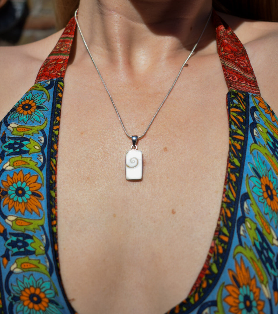 Sterling Silver Shell Necklace