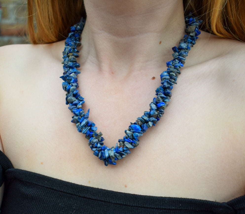 Lapis Lazuli Beaded Necklace