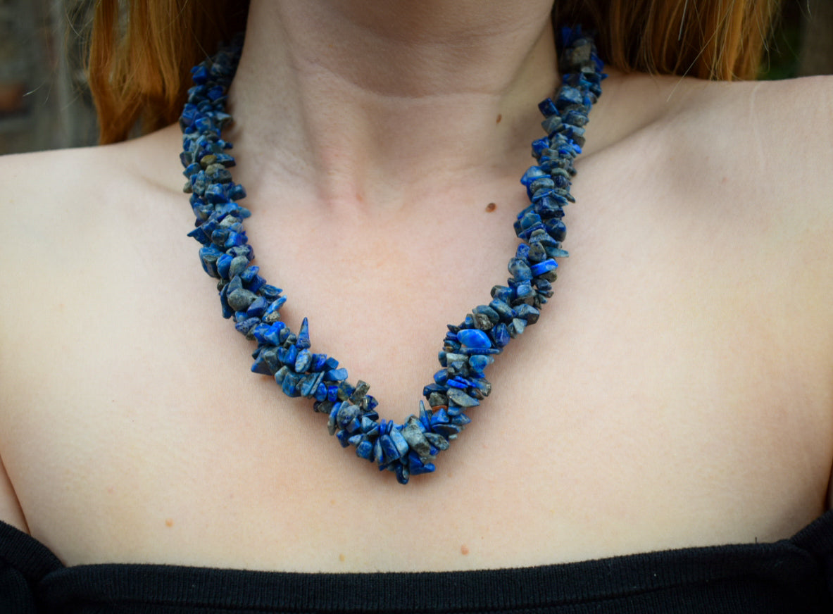 Lapis Lazuli Beaded Necklace