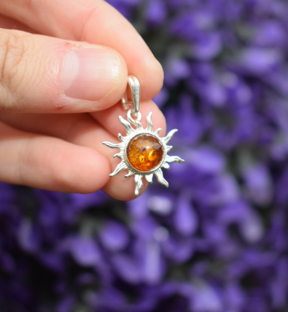 Amber Sun Necklace