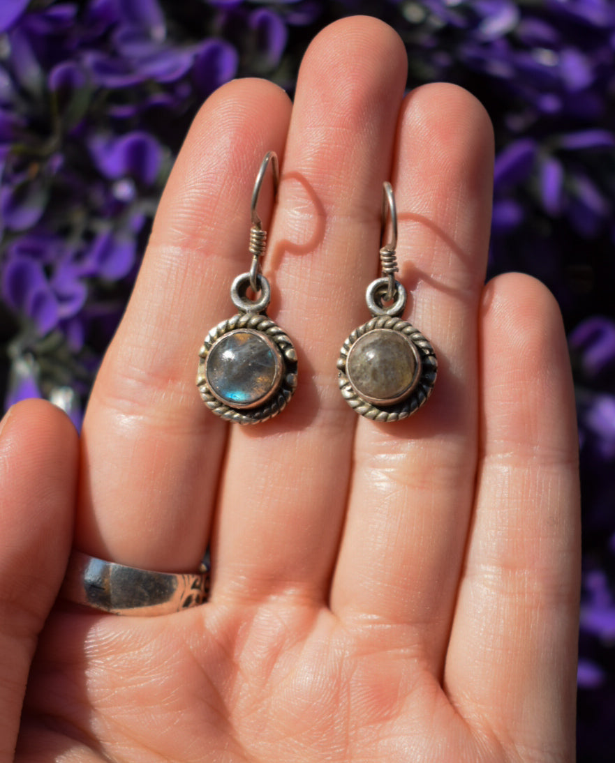 Labradorite Earrings