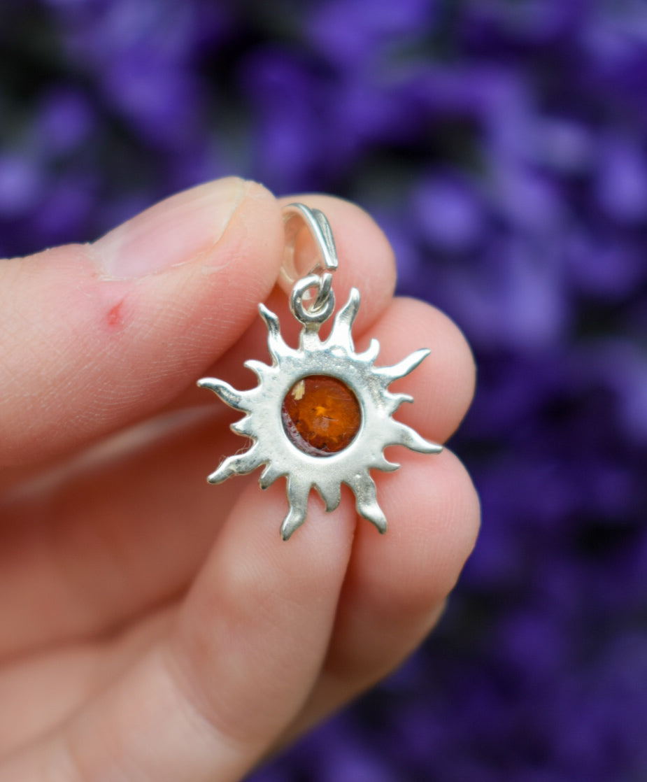 Amber Sun Necklace