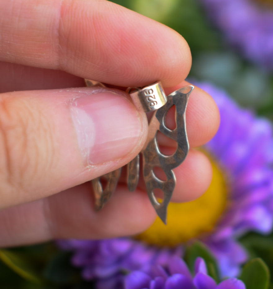 Sterling Silver Butterfly Necklace