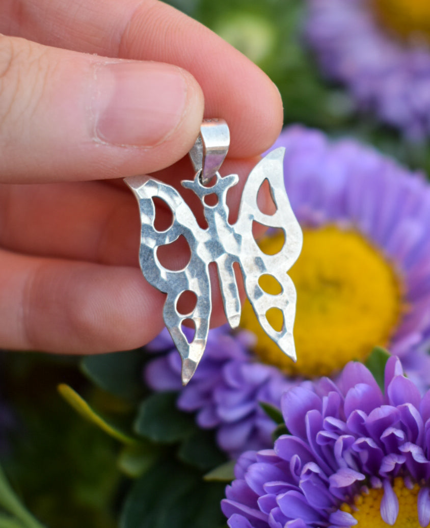 Sterling Silver Butterfly Necklace