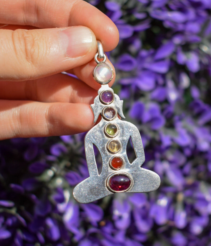 Sterling Silver Buddha Necklace
