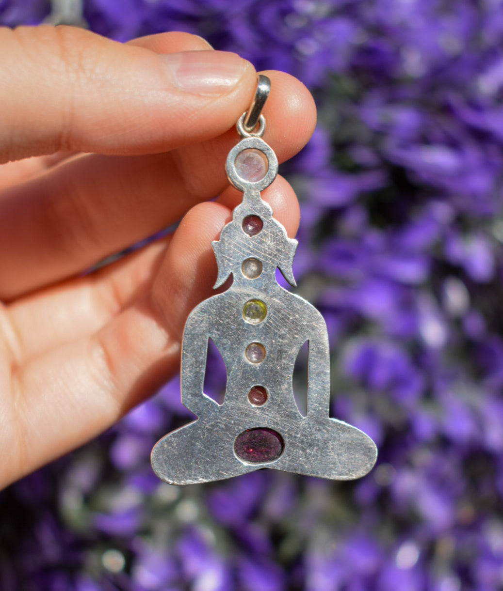 Sterling Silver Buddha Necklace