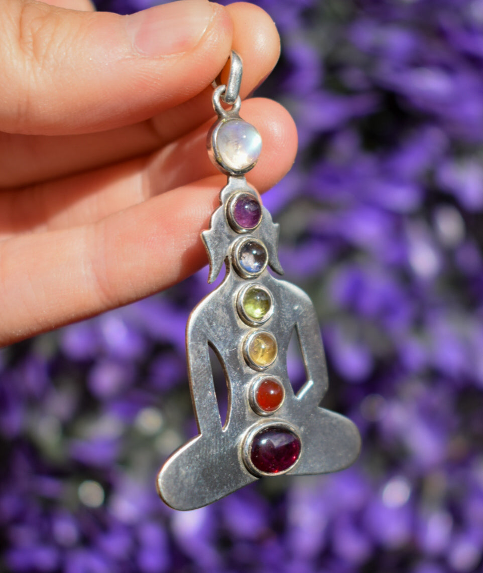 Sterling Silver Buddha Necklace