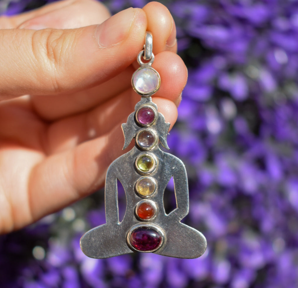Sterling Silver Buddha Necklace