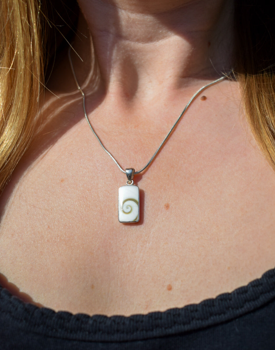 Sterling Silver Shell Necklace