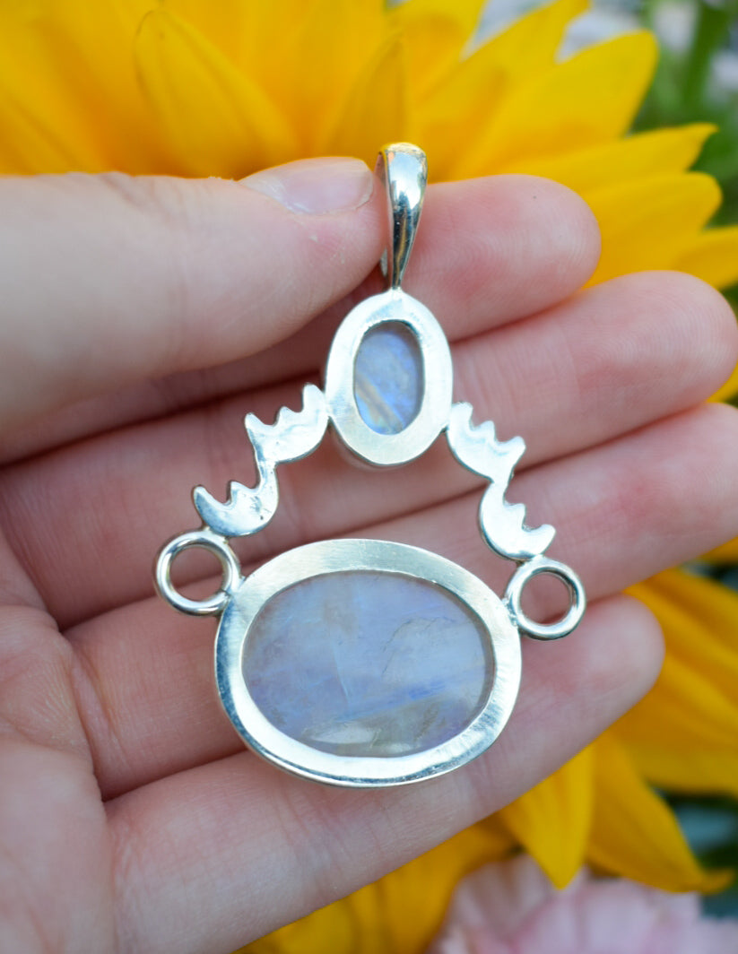 Large Moonstone Necklace