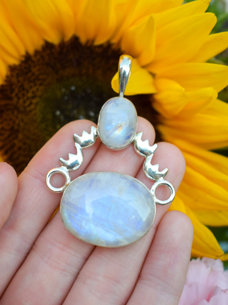 Large Moonstone Necklace