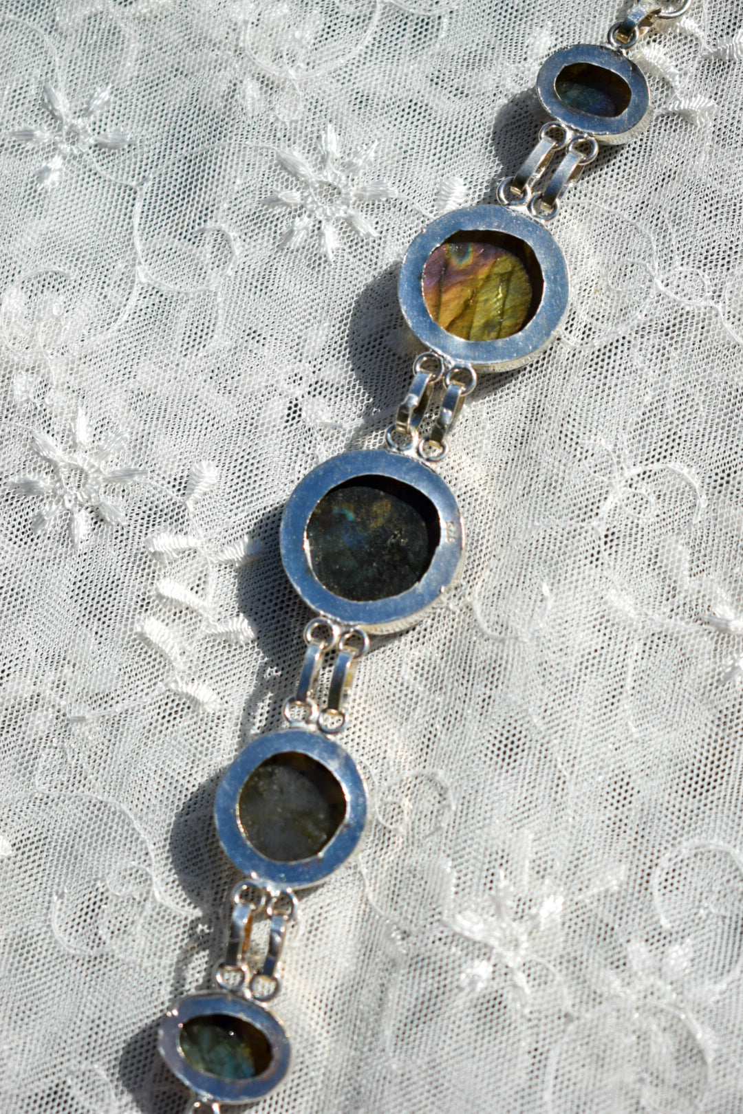 Silver Labradorite Bracelet