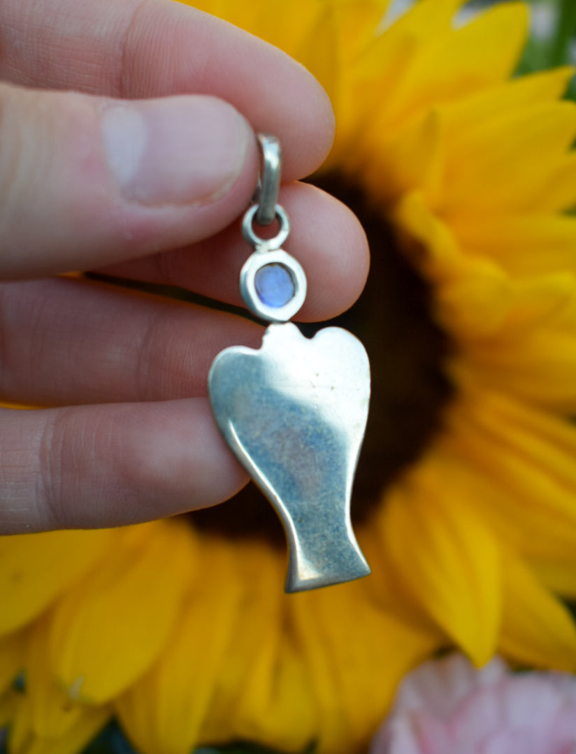 Moonstone Angel Necklace