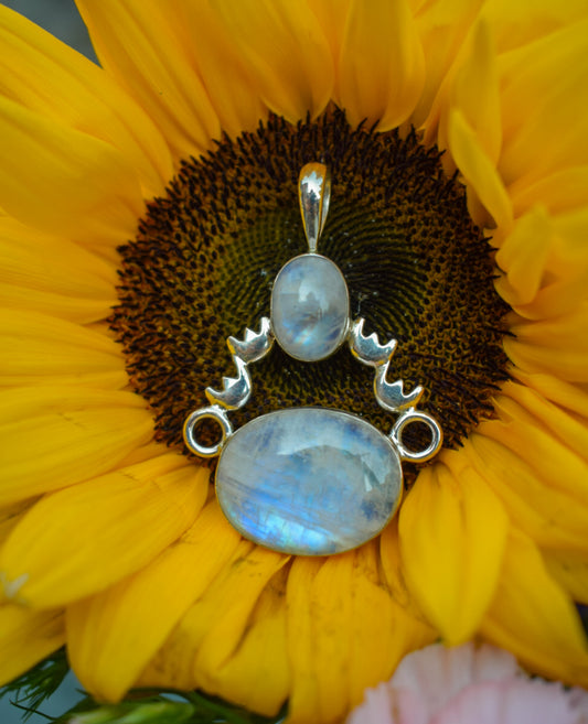 Large Moonstone Necklace