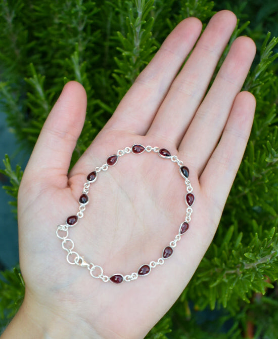 Rhodolite Garnet Bracelet