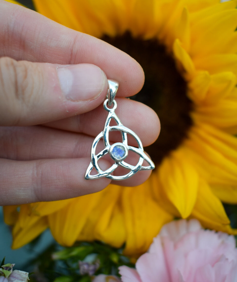 Silver Trinity Knot Necklace