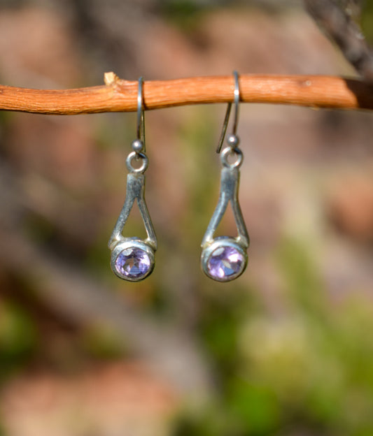 Amethyst Drop Earrings