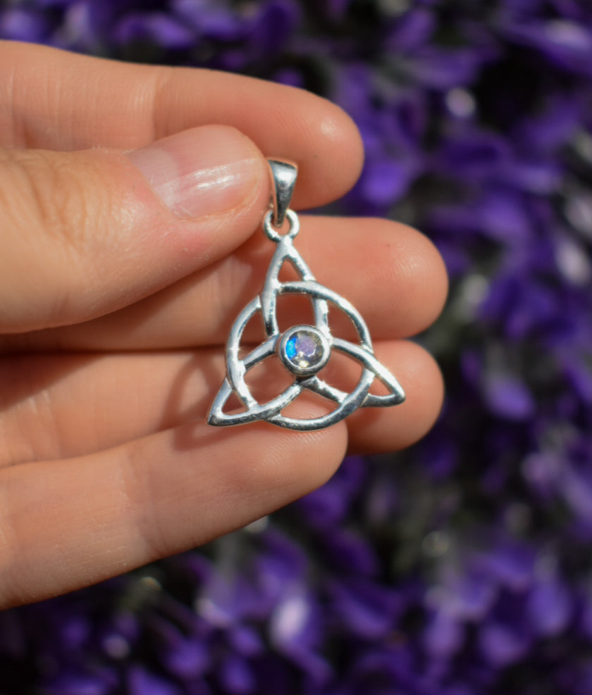 Silver Trinity Knot Necklace