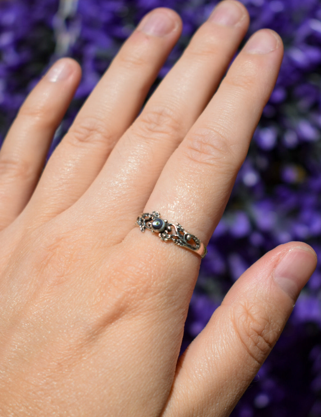 Abalone Ring Size P
