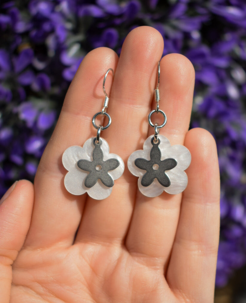 Upcycled Shell Earrings