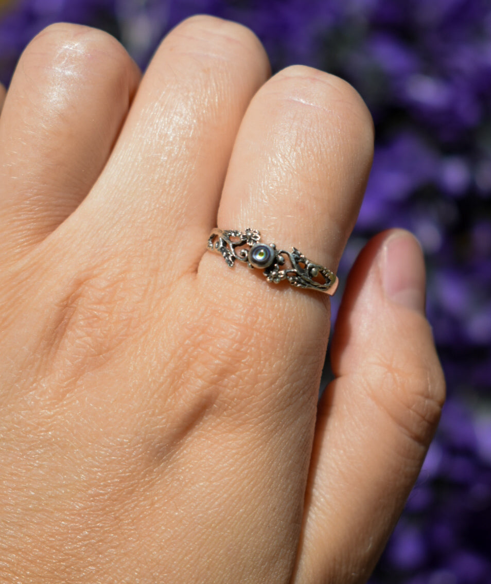 Abalone Ring Size P