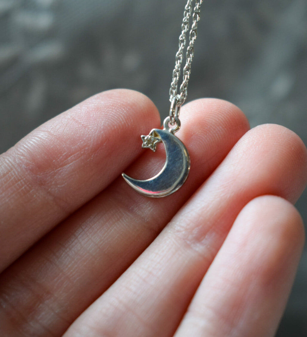 Mini Moon Necklace