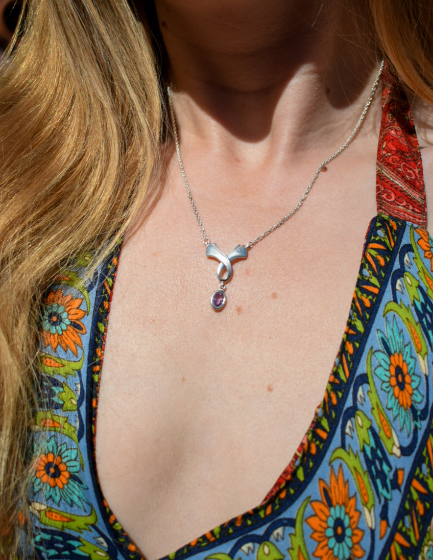 Whimsical Amethyst Necklace