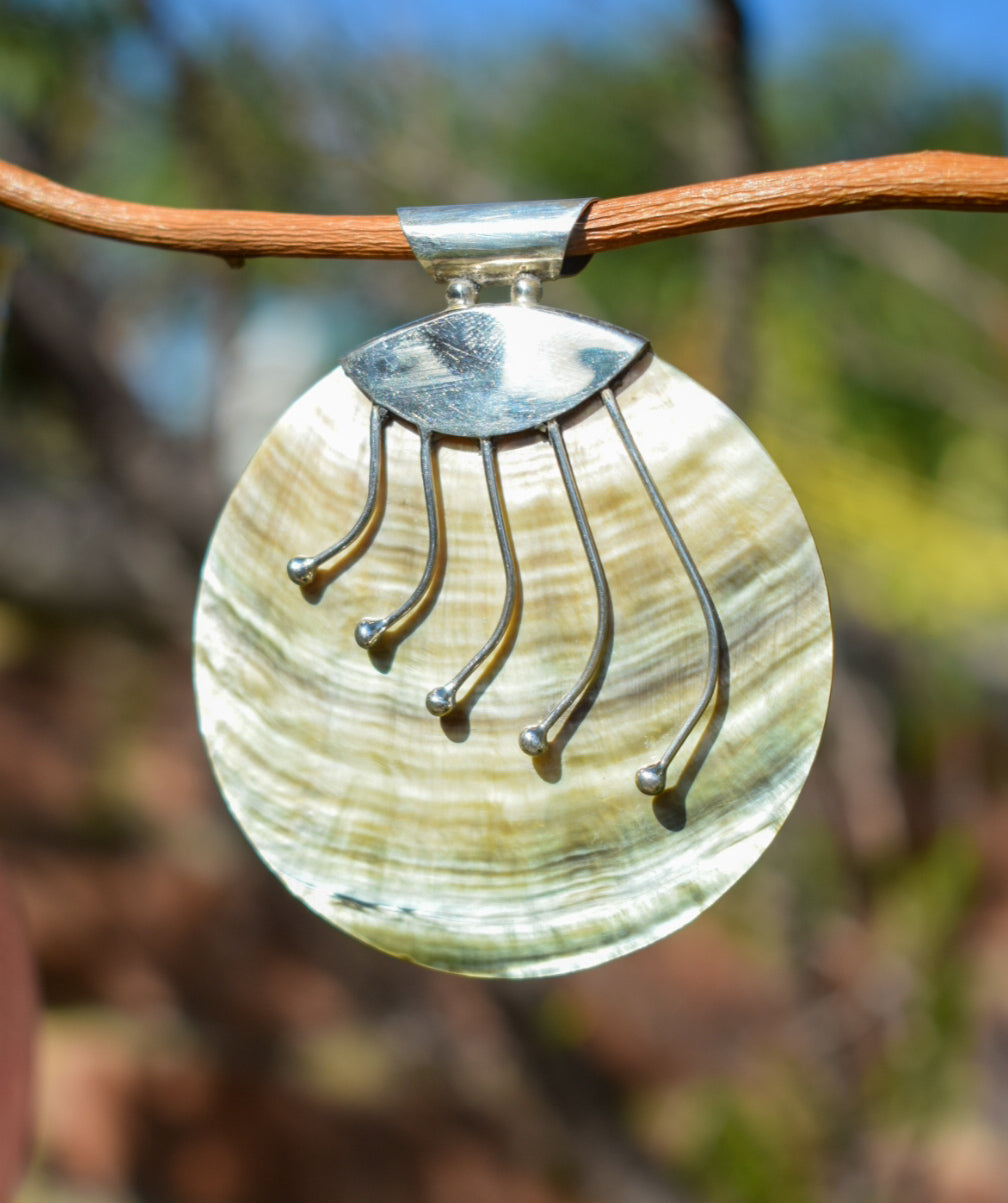 Sterling Silver Shell Pendant