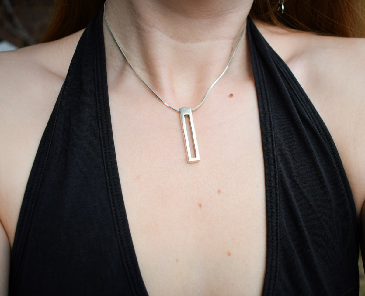 Plain Silver Necklace