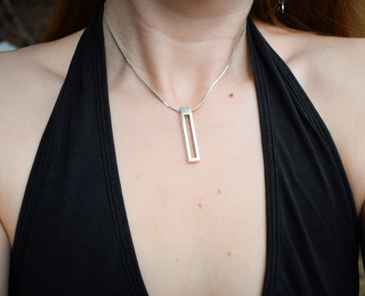 Plain Silver Necklace