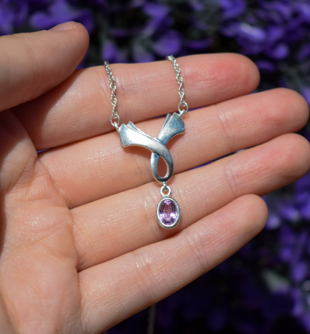 Whimsical Amethyst Necklace