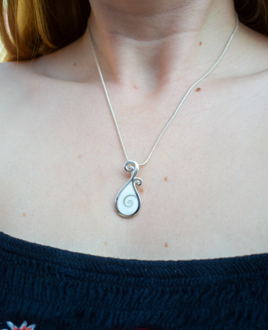 Silver Shell Necklace