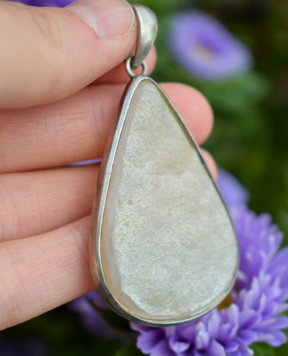 Teardrop Druzy Necklace