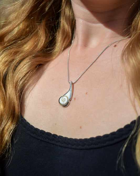 Sterling Silver Shell Necklace