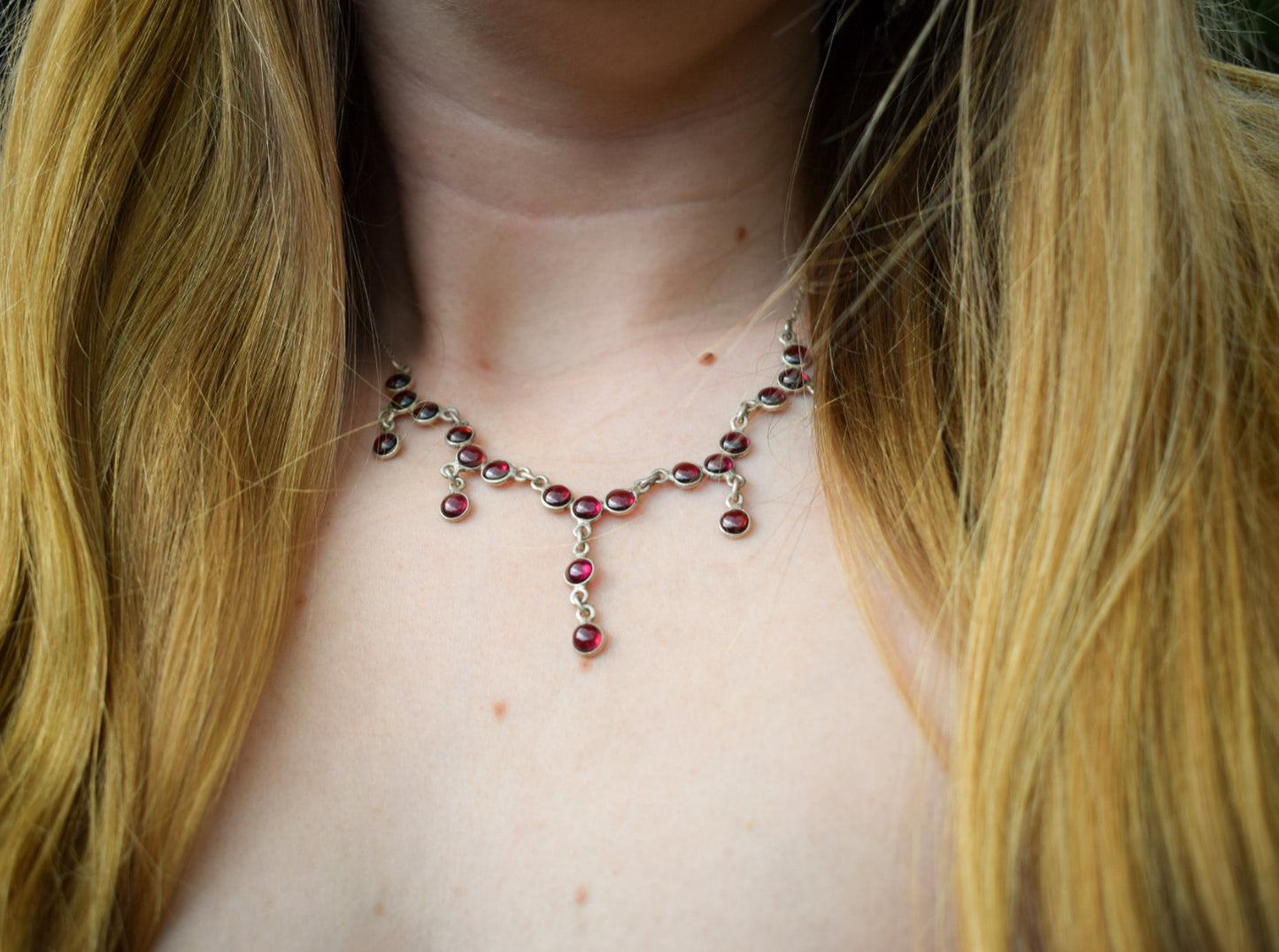Rhodolite Garnet Necklace