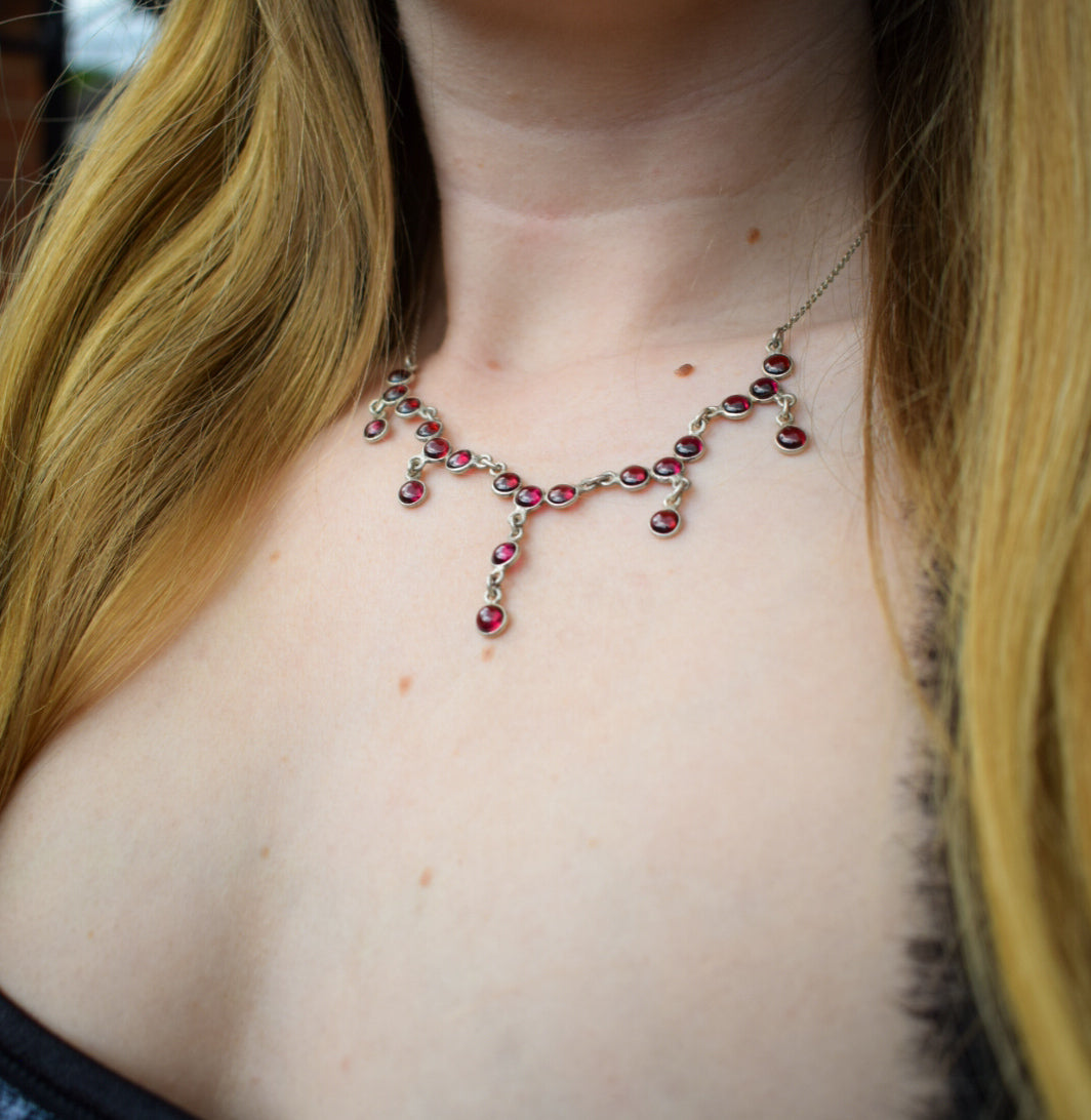 Rhodolite Garnet Necklace