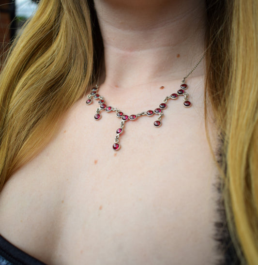 Rhodolite Garnet Necklace