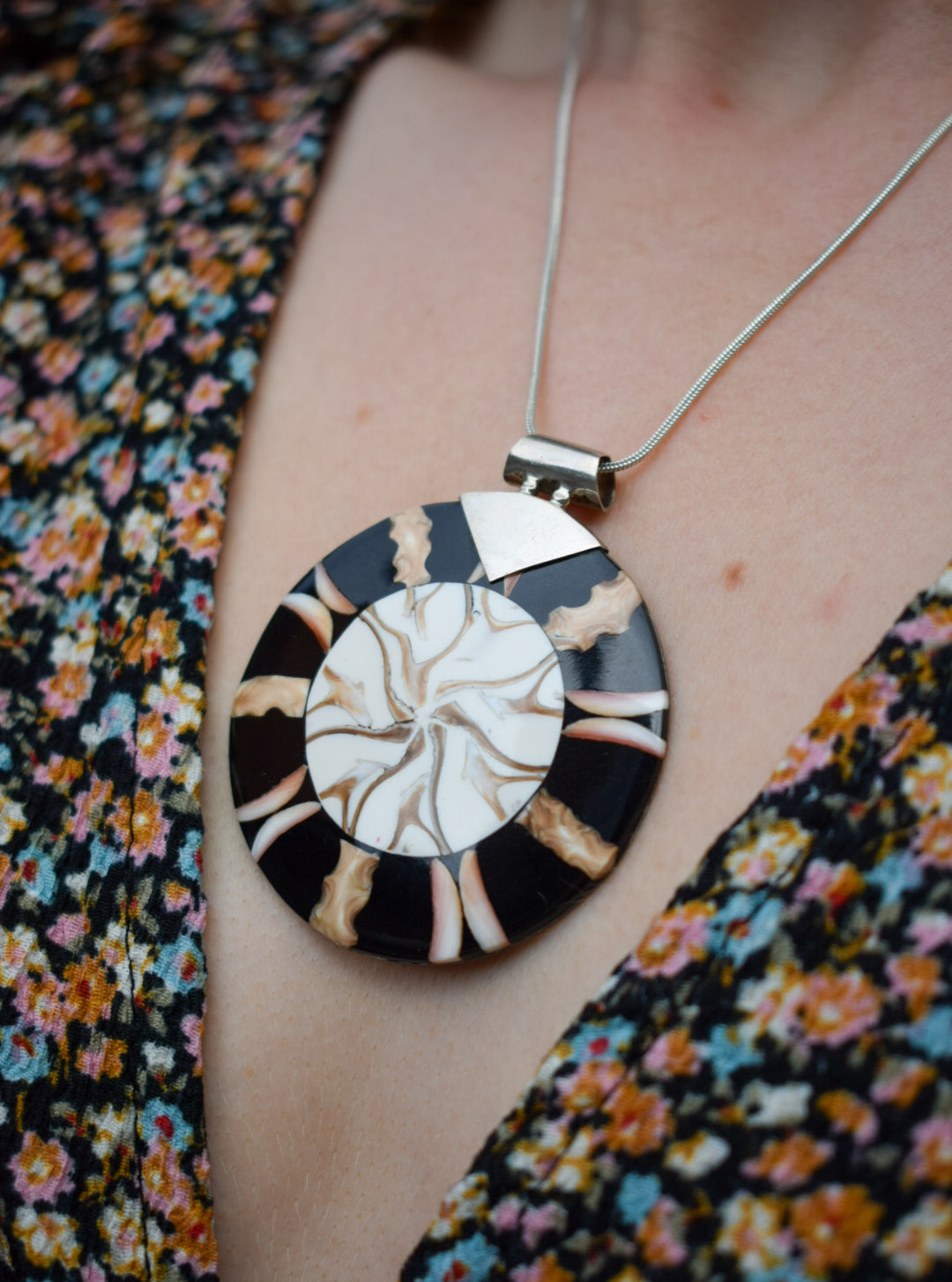 Sterling Silver Shell Necklace