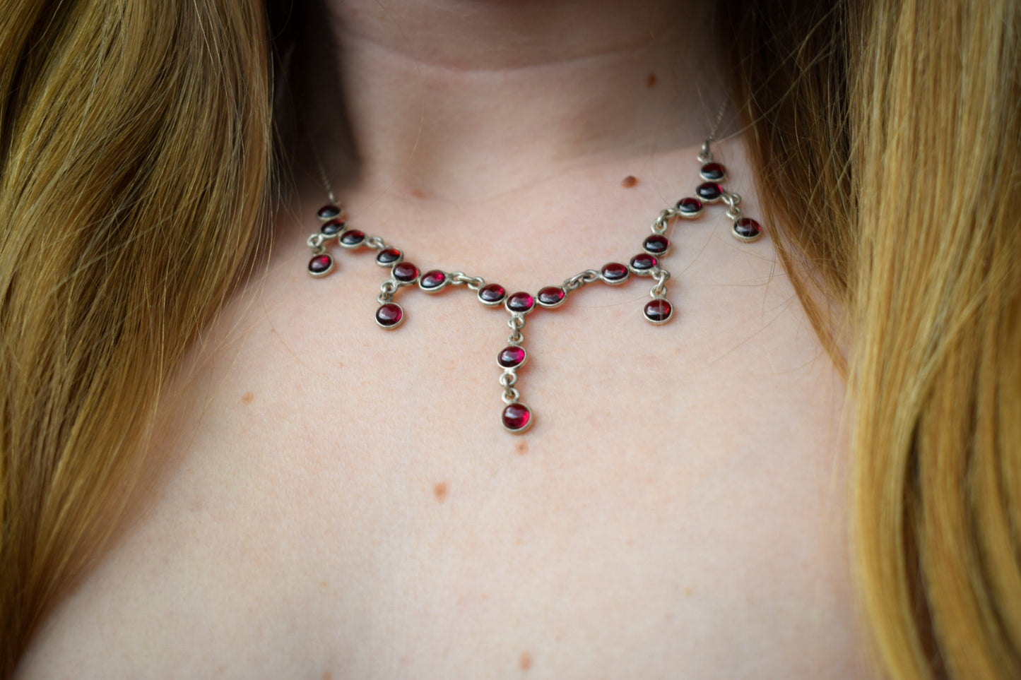 Rhodolite Garnet Necklace