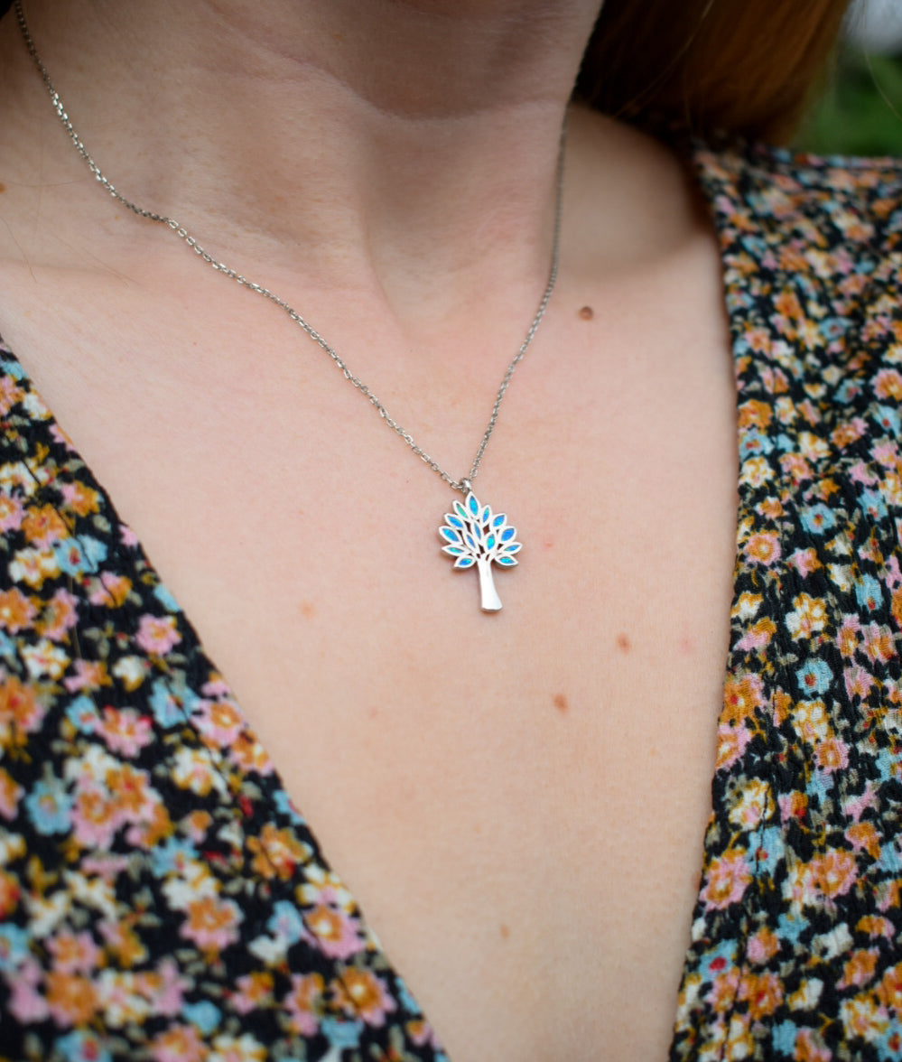 Fire Opal Necklace