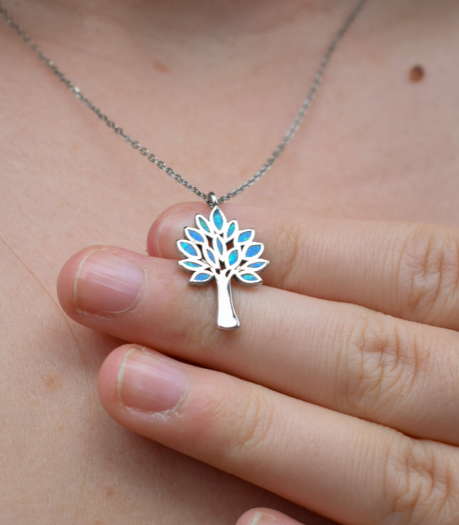 Fire Opal Necklace