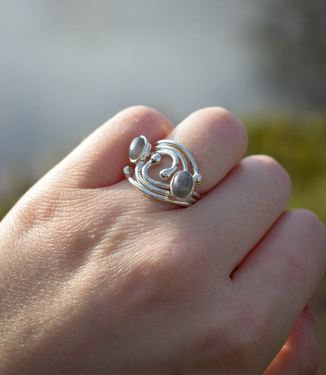 Labradorite Ring Size K