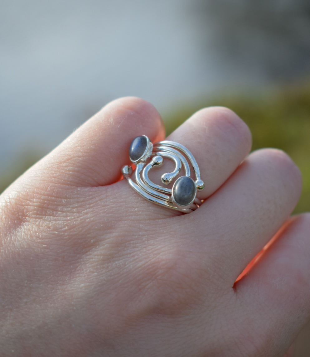 Labradorite Ring Size K