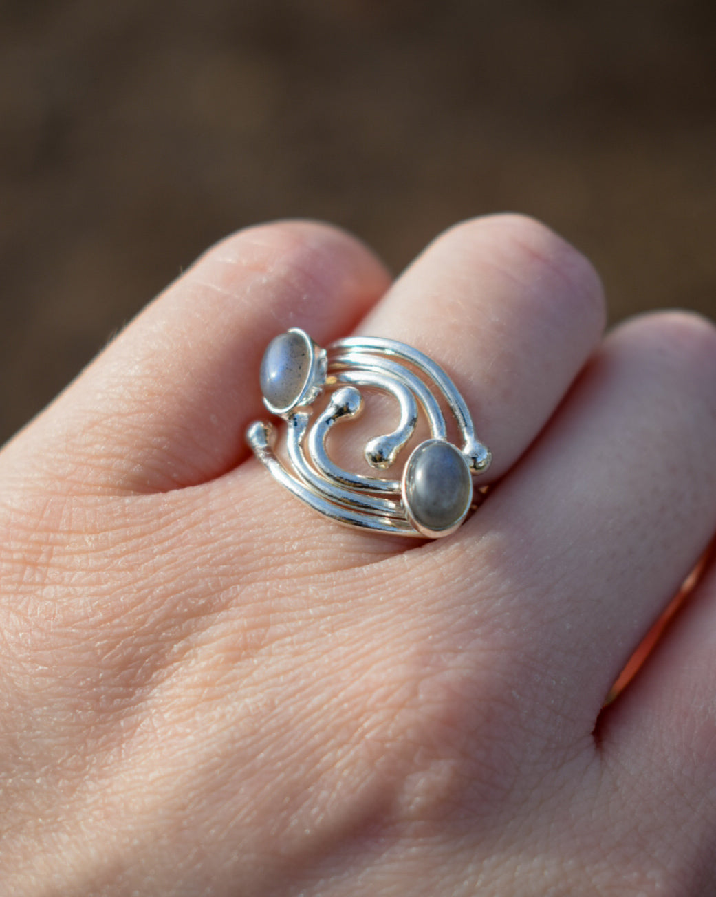 Labradorite Ring Size K