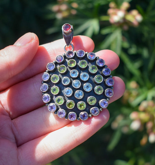 Large Gemstone Necklace