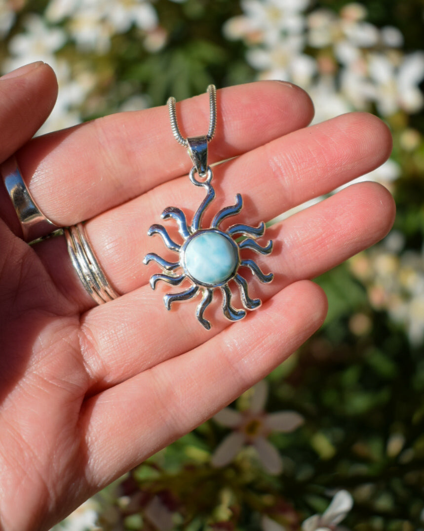 Sterling Silver Sun Necklace