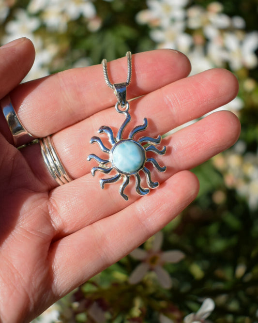 Sterling Silver Sun Necklace