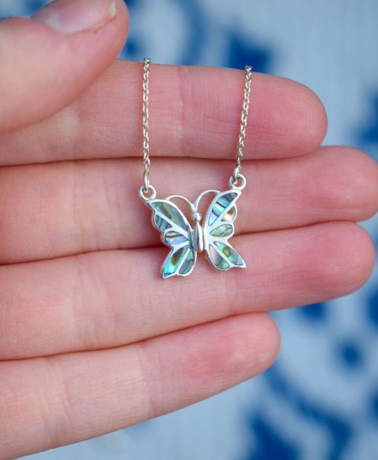 Sterling Silver Butterfly Necklace