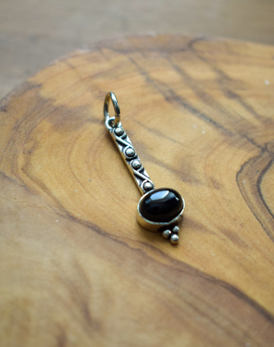 Upcycled Onyx Necklace